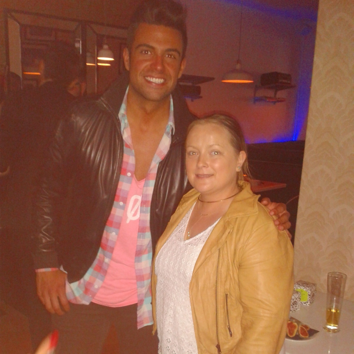 Gail O'Connor with Mr. Ireland Karl Bowe at the Irish Blogger Association Summer Meet Up in Avenue by Nick Munier Dublin. 