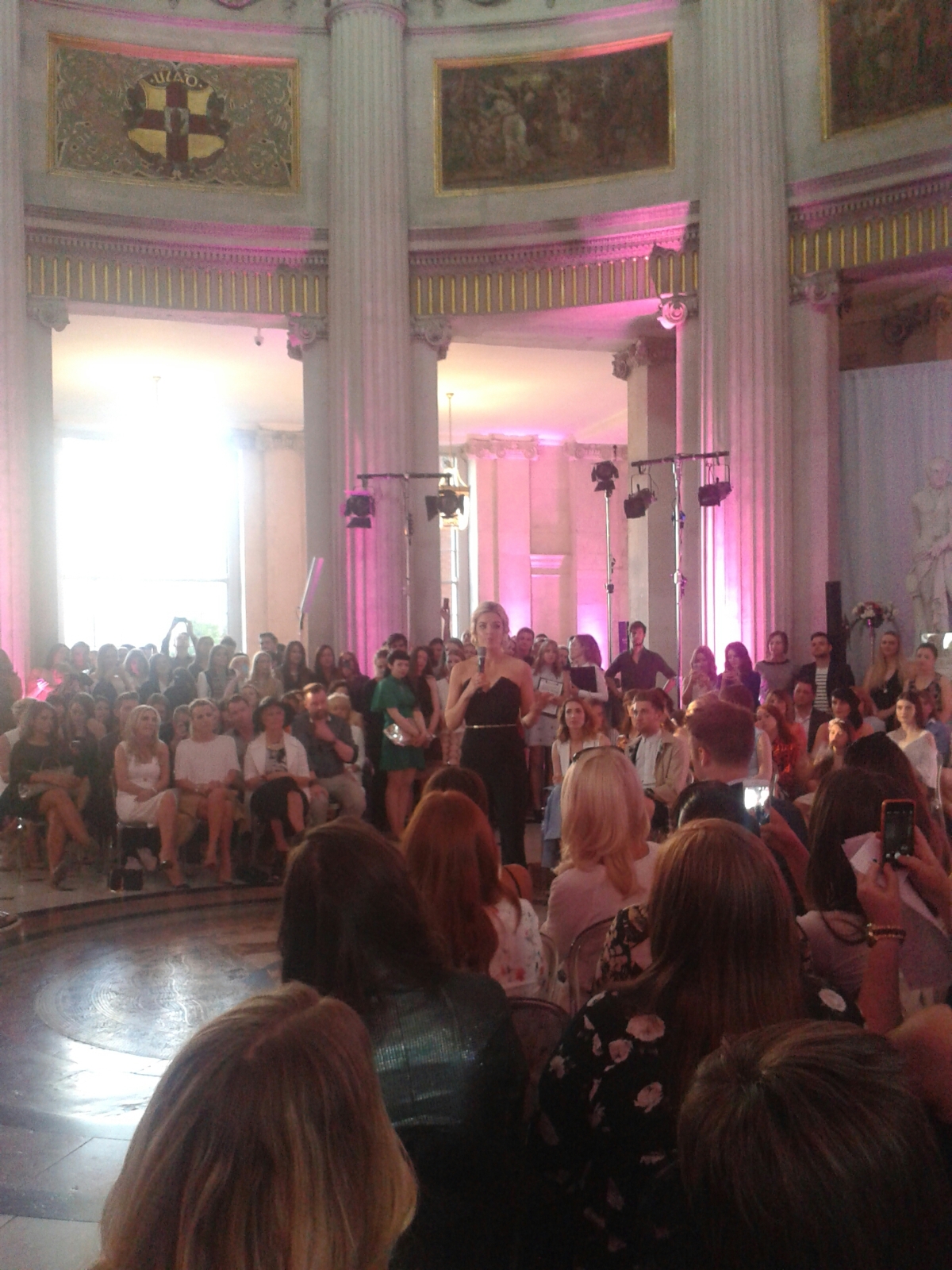 Pippa O'Connor - Ormond The Face of Dublin Fashion Festival Launch 2015 speaks #DublinFashion at City Hall