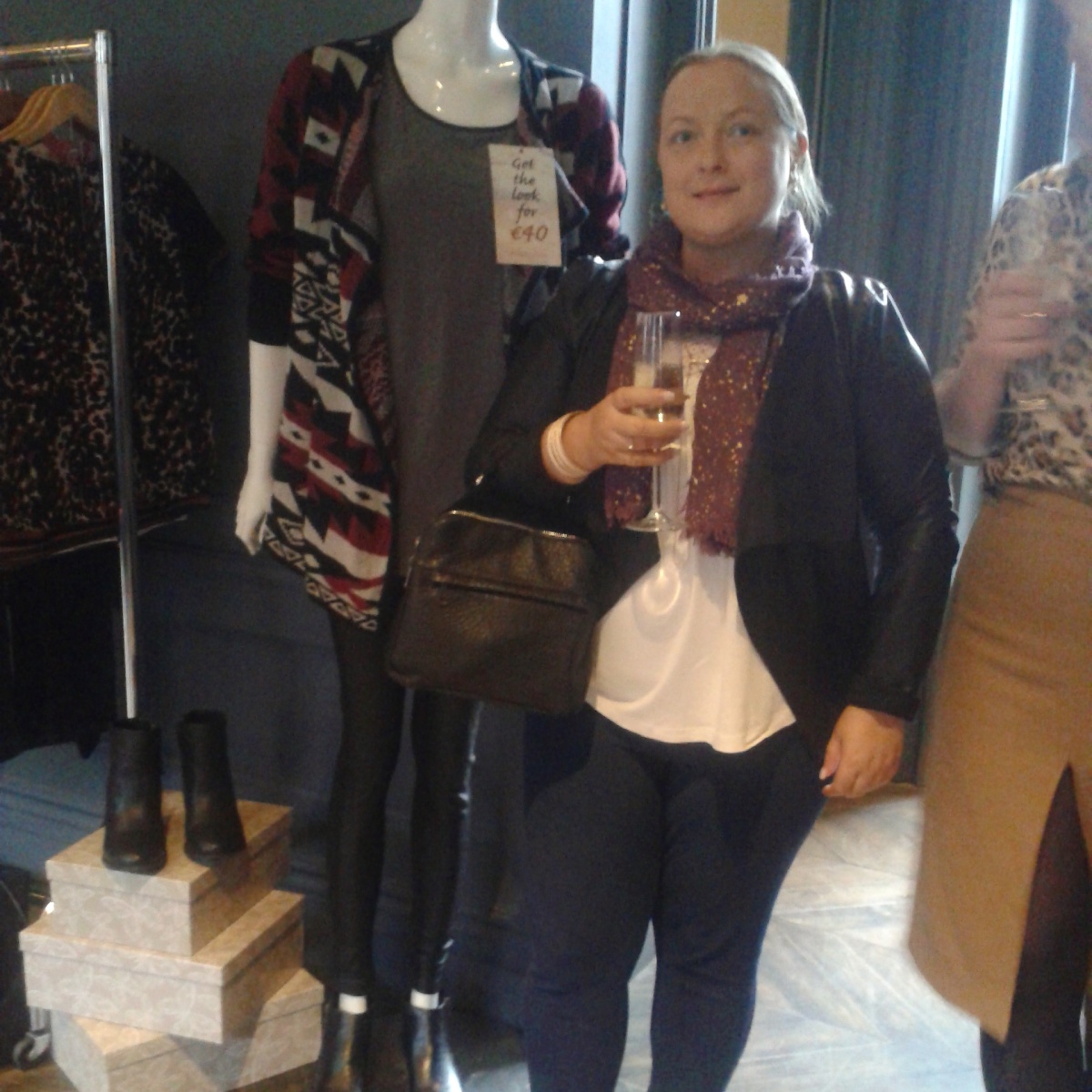 Gail O'Connor Writer and Blogger at Lidl Ireland AW Collection Launch 2015
